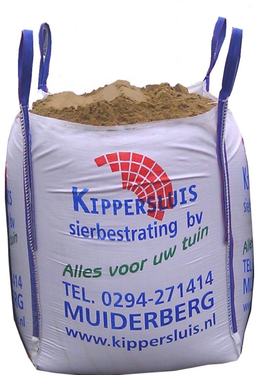 Aanhoudend deken gras Mini big bag zand / ophoogzand ca 0.5m3 | Hout en steenhandel Kortenhoef