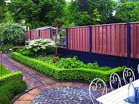 Hout & Beton schutting