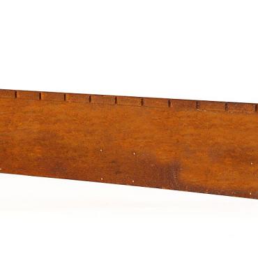 Kantopsluiting Single Flex Corten Lengte 300 cm Hoogte 10 cm