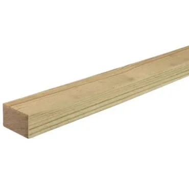 Regel 4.5x9.5x420 cm noord europees vuren geimpregneerd