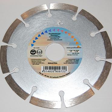 Galactica diamant zaagblad 230mm Segmenthoogte 7mm Asgat 22.23mm