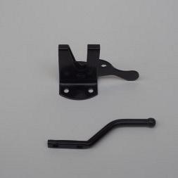 Automatische Tuinheksluiting zwart gepoedercoat 48x60x2 mm