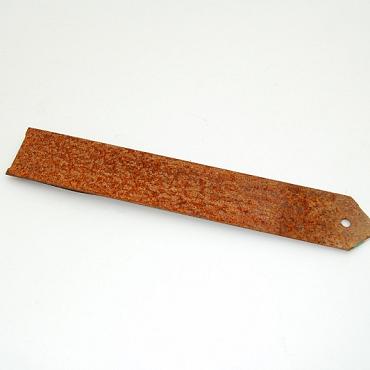Eindverbindingsclip Cortenstaal 3mm dik 30.5 cm