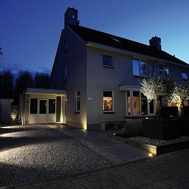Scope Led black 3w 12v met zwarte ring