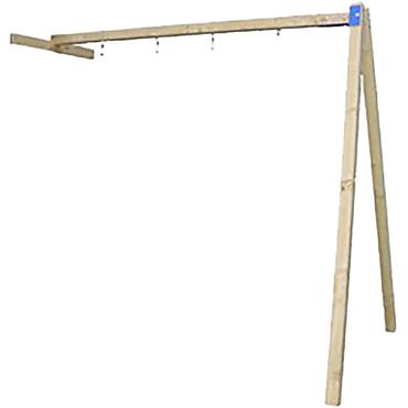 Schommelaanbouw t.b.v. speeltoestel Action/Crazy Climber/Orang-Oetan, groen geïmpregneerd.