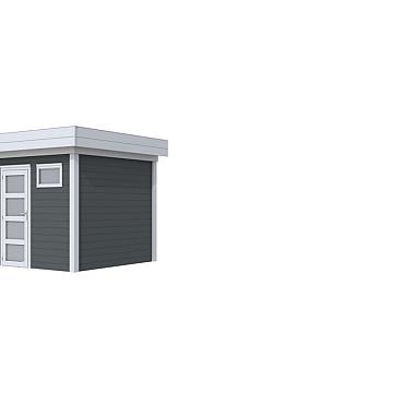 Vuren Topvision Kuifmees, 250 x 250 cm, onbehandeld.