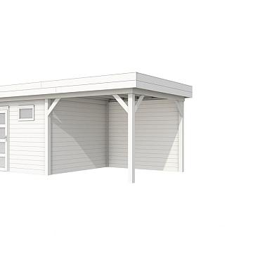 Vuren Topvision Tapuit, 300 x 300 en luifel 300 cm, onbehandeld.