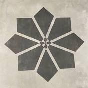 GeoCeramica® 80x80x4 Etoile Silver base