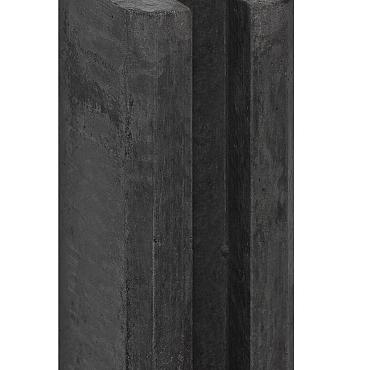 Tussen E-sleufbetonpaal antraciet 10 x 10 x 270