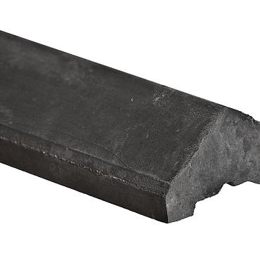 Betonafdekkap voor alle platen Antraciet GECOAT (lengte in het werk aan te passen) 180 cm