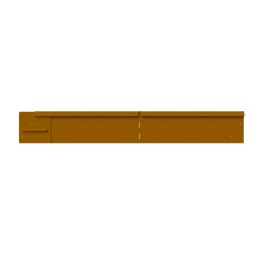 Kant-en-klare hoek Flexline 150 Weervast Corten