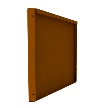 Fixed Height Line hoogte 560 mm paneel 600 mm Weervast/ Corten