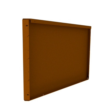Fixed Height Line hoogte 560 mm paneel 800 mm Weervast/ Corten