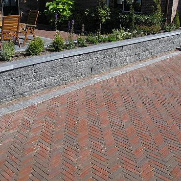 Gebakken Dikformaat Oud Naarden 20x6.5x6 cm getrommeld