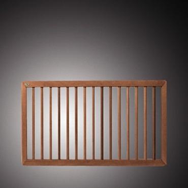 Bangkirai Hek Recht Kader 100x180