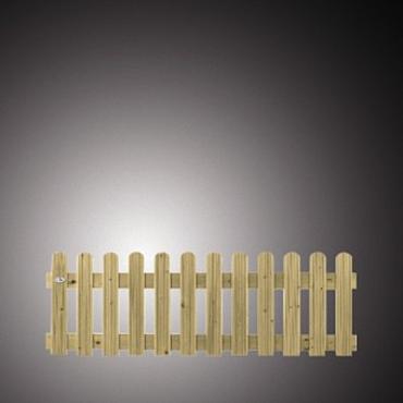 Vuren Hek Relief Rond 60x180 cm