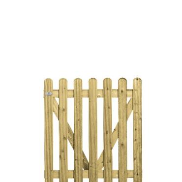 Vuren Deur Relief Rond 100x100 cm