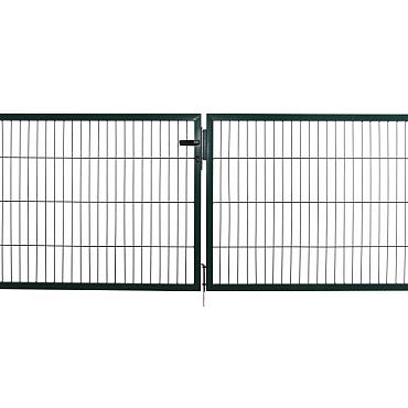 12910 Poort compleet dubbel groen 160x150