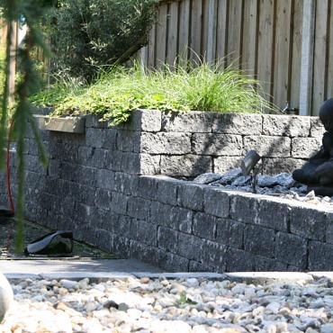 Roccia Getrommeld 30x12x12 cm Antraciet
