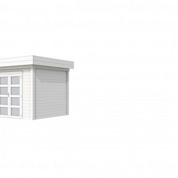 Vuren Topvision Bonte Specht, 300 x 250 cm, wit gespoten.