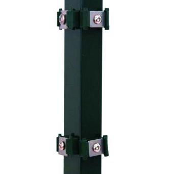 Hoekpaal groen 40x40x220 tbv mat 160