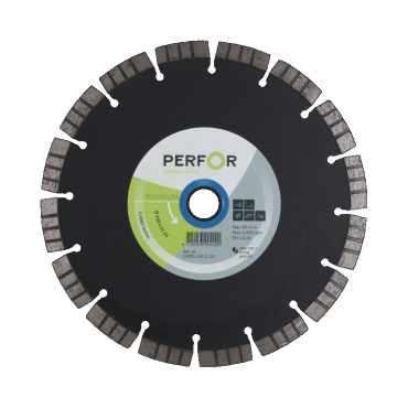 Zaagblad TURBO beton, Ø230, asgat 22.23 mm