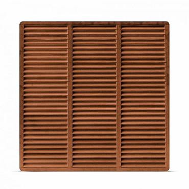 Tuinscherm Hardhout  Recht  Excellent 180x180cm ( Lamelscherm )