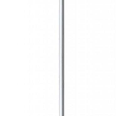 562 WPC Aluminium Paal 6.8x6.8x270cm met Hardhouten kern incl paalkapje