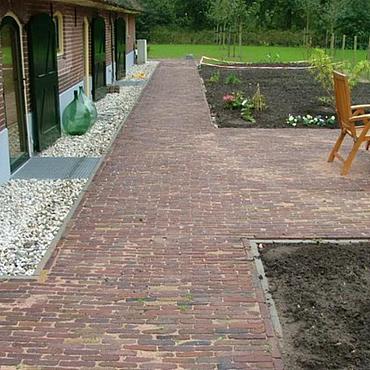 Oud gebakken 5 duimers/ waalformaat bont genuanceerd