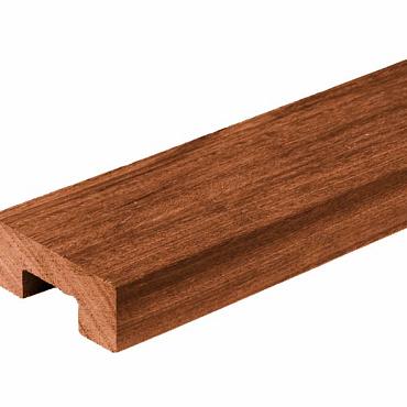 Hardhouten Damwand 3x18.5x150cm Angelim Vermelho