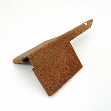 Hoekstuk Cortenstaal 3mm dik 90° geschikt voor Corten randen 10 cm hoog