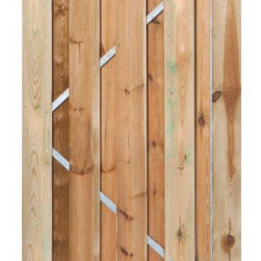 Tuindeur de Luxe met stalen frame 195x90 cm