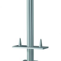 Schommelhaak gelagerd d-sluiting verzinkt M12x150mm