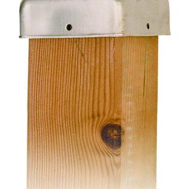 Paal-Ornament Piramide 71x71 RVS