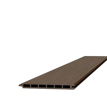 Composiet schermplank 2,1 x 19,5 x 180 cm, bruin.