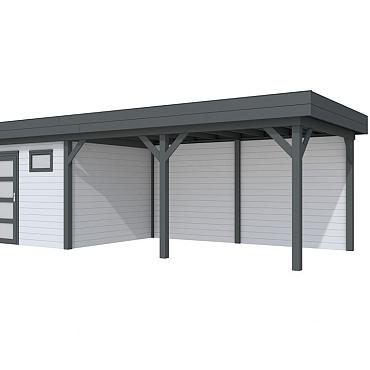 Vuren Topvision Kievit, 400 x 300 en luifel 500 cm, onbehandeld.