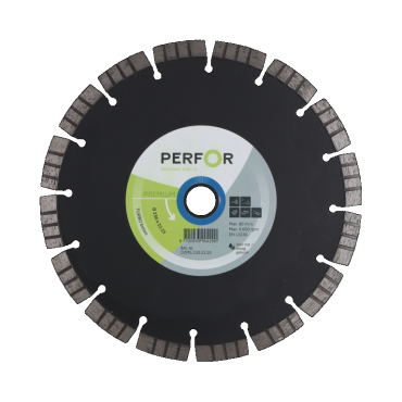 Zaagblad TURBO beton, Ø230, asgat 22.23 mm