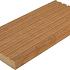 Hardhouten antislipplank/vlonderplank Bangkirai 2.5x14.5x245cm