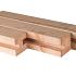 134300 Douglas Hoekpaal 110x110x300cm ( Sponning 3cm )