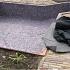 Veiligheidsvlies/ beschermdoek 350gram- 2m¹ breed