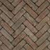 Gebakken Dikformaat getrommeld Oud Huizen 20x6.5x8.5 cm
