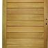 Bangkirai Massief Poort 23-R 180x100cm ( incl. insteekslot en aanslaglijst 18x37 mm )