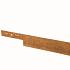 Cortenstaal Borderrand 3mm dik 225x10.2 cm incl. 3 verankeringspennen 30.5 cm