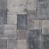 Abbeystones wildverband 6 cm Grijs/Zwart met deklaag