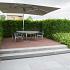 Spotted Bluestone bloktreden, rondom gezoet, voorzien van antislipstrook van 5cm breed 100x35x15cm