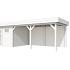 Vuren Topvision Tapuit, 300 x 300 en luifel 500 cm, onbehandeld.