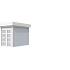 Vuren Topvision Zwaluw, 200 x 300 cm, wanden lichtgrijs en basis wit.