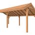 Douglasvision kapschuur Comfort 600 x 250 cm, onbehandeld.