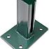 65004 Bodemplaat rechthoek groen 10x15cm