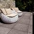 Solido Flujo Piedra Gris Oscuro 80x80x4 cm